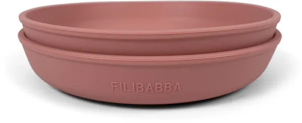 Silikonetallerken - rose