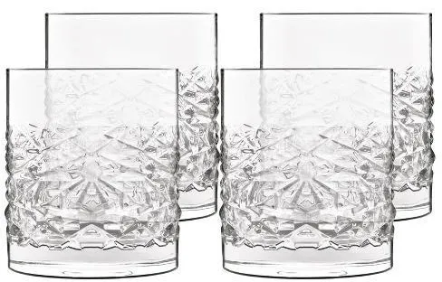Luigi Bormioli Mixology textures Water glass/whiskey glass 10 cm 38 cl 4 pcs. Clear